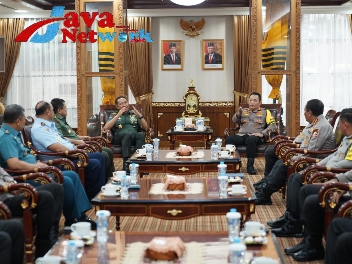 Kunjungi Mabes Polri, Panglima TNI Perkuat Sinergi TNI-Polri