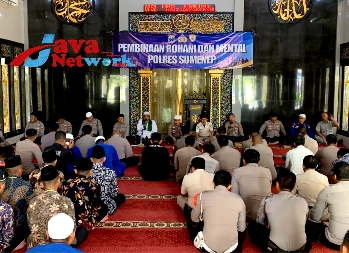 Polres Sumenep Gelar Rutinitas Binrohtal Bagi Personel, Kamis (14/12/2023)