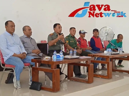 Kumpulkan Poktan dan Babinsa, Dandim 0827/Sumenep Harap Hanpangan Jagung di Maksimalkan, Kamis (21/12/2023)