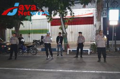 Suasana Patroli Malam Polres Sumenep, Sabtu (30/12/2023) malam