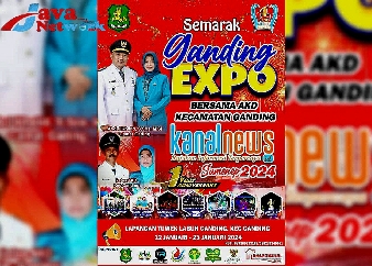 Pamflet 1 Year Anniversary Media Online KanalNews.id
