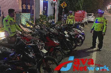Roda Dua (R2) Diamankan Satlantas Polres Sumenep Saat menggelar Patroli Malam Minggu (14/01/2024) Dini Hari