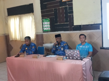 Suasana Kegiatan Sosialisasi TKPN Kadisbudporapar Bersama Igornas di Aula Kantor Aula Kantor Disbudparopar Sumenep, Senin (19/02/2024)