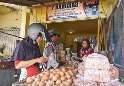 Harga Ayam Telur Ayam Ras di Pasar Tradisional Sumenep Merangkak Naik
