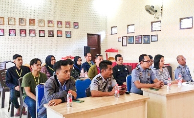 Suasana Bimbingan Teknis Di Rutan Sumenep, Senin (12/02/2024)