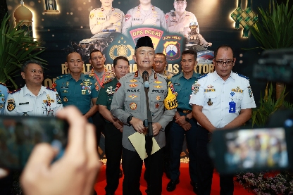 Polda Jatim Gelar Rakor Lintas Sektoral Operasi Ketupat Semeru 2024 untuk Pengamanan Idul Fitri 1445 H, Rabu (27/03/2024)