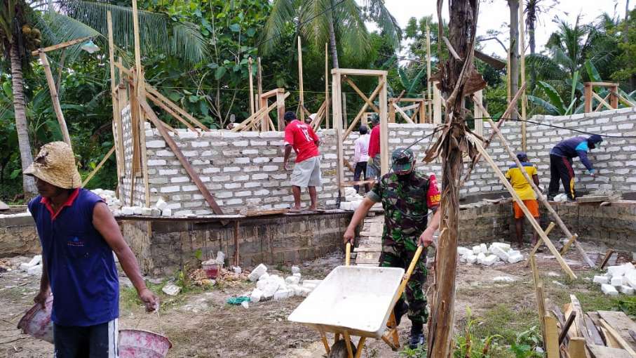 Babinsa Dungkek Selalu Ada Dan Membaur Bersama Warga Binaan, 31 Maret 2024