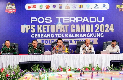 Kapolri Jenderal Polisi Drs Listyo Sigit Prabowo MSi Saat Meninjau Kalikungkung Jateng, Rabu (03/04/2024)