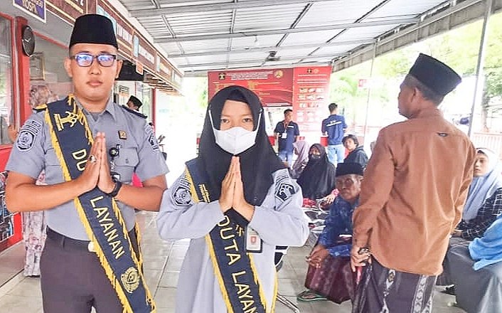 Momen Lebaran Kunjungan di Rutan Sumenep Membludak, Karutan : Kami Tetap Berikan Pelayanan Prima