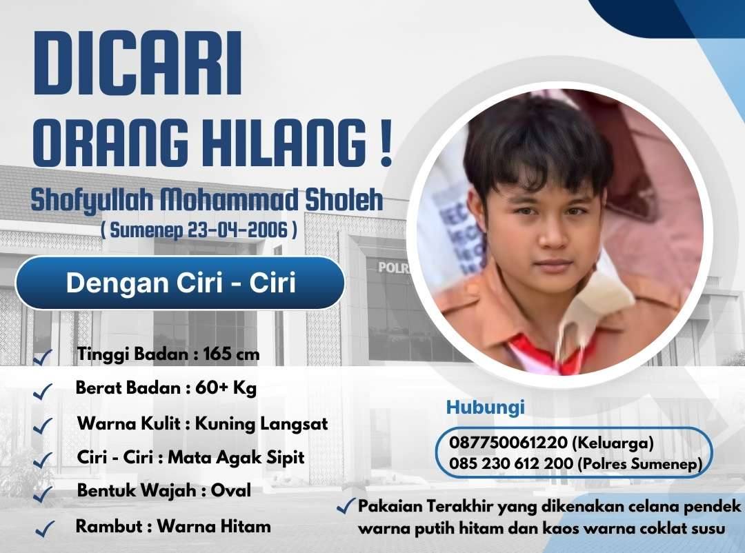 Pamflet Berita Kehilangan Anak Pelajar 