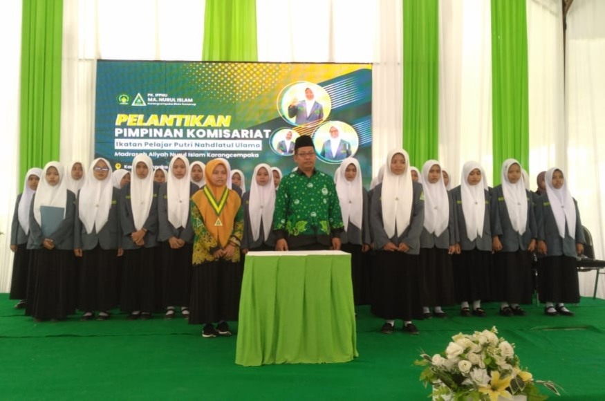 PK IPPNU MA Nurul Islam Bluto Dilantik, Pembina Singgung Pentingnya Menjadi Pemimpin yang Amanah