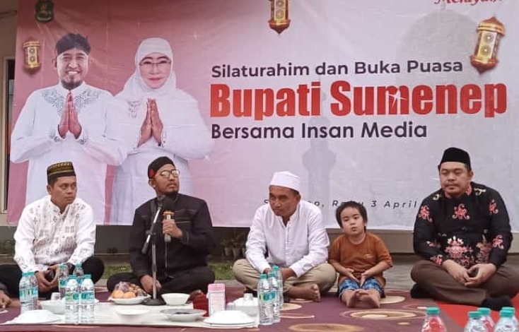 Bupati Sumenep Achmad Fauzi Wongsojudo Bersama Forkopimda Saat Silaturahim dan Buka Bersama Insan Media