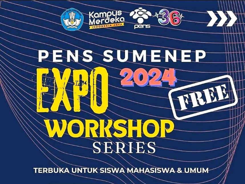 Pamflet PENS Sumenep Akan Menggelar Expo Pens Dukung Kemajuan Teknologi