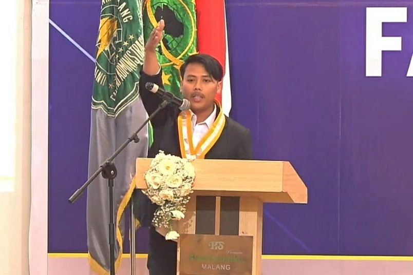 Ahmad Fauzi Mahasiswa asal Kecamatan Bluto Kabupaten Sumenep Peraih 2 Penghargaan Non Akademik dari UNISMA