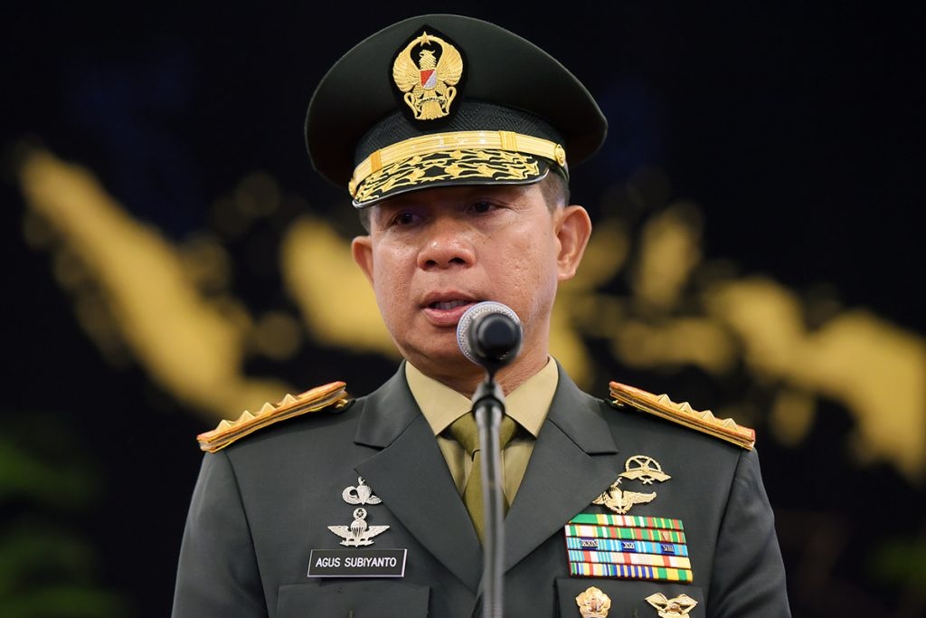 Panglima TNI Jenderal TNI Agus Subiyanto