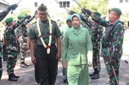 Dandim 0827/Sumenep Pimpin Pelepasan Perwira dan Bintara Purna Tugas