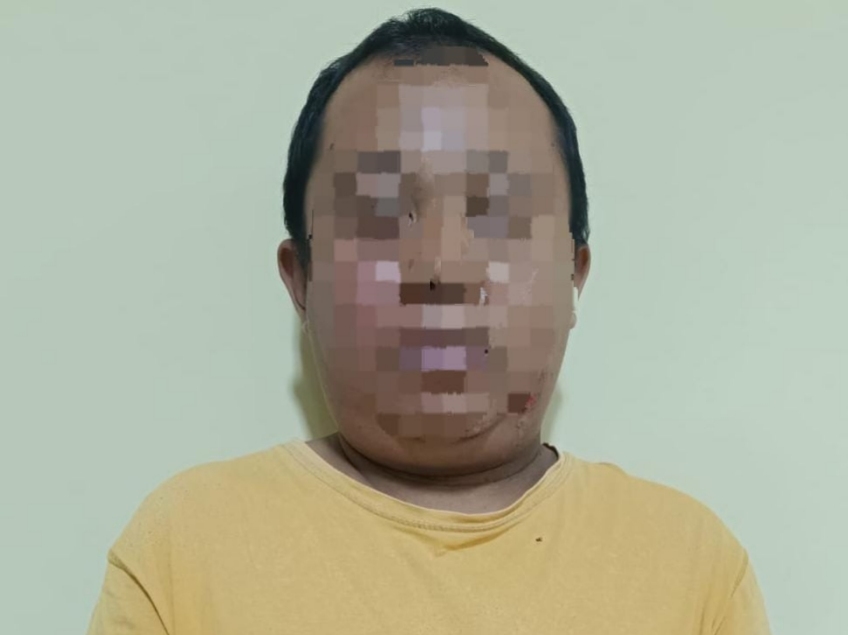 Salah Satu Pelaku Penganiayaan di Salon Gracia Ambunten Timur DS Warga Desa Beluk Raje Kecamatan Ambunten