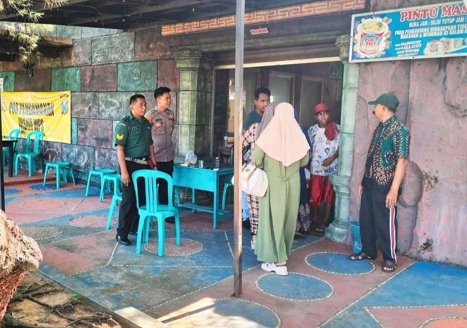 Sinergitas TNI-Polri Laksanakan PAM Objek Wisata Saat Liburan Lebaran Idul Adha, Senin (17/06/2024)