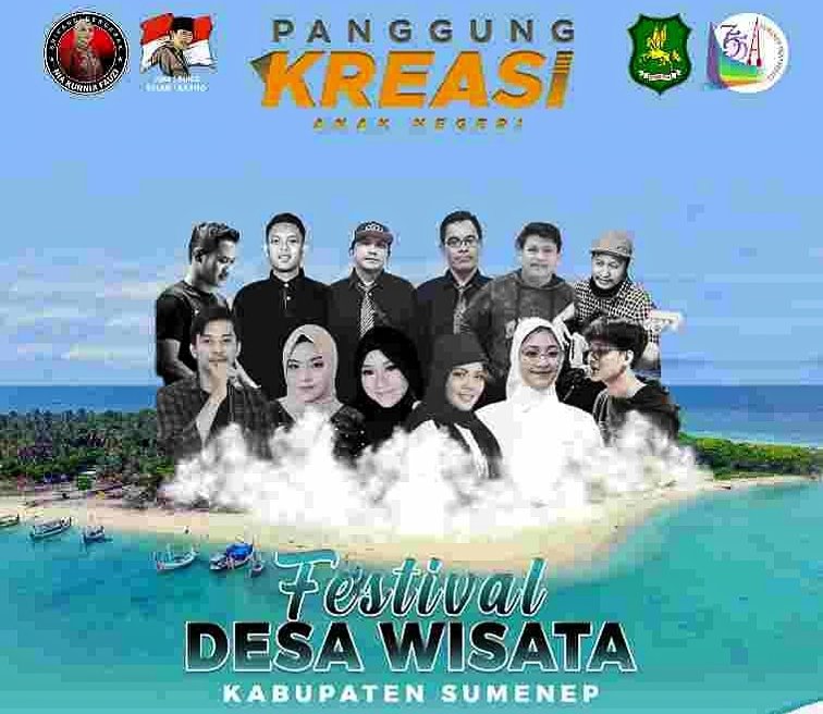 Pamflet Pangkreas Anak Negeri di Malam Puncak Festival Desa Wisata 2024