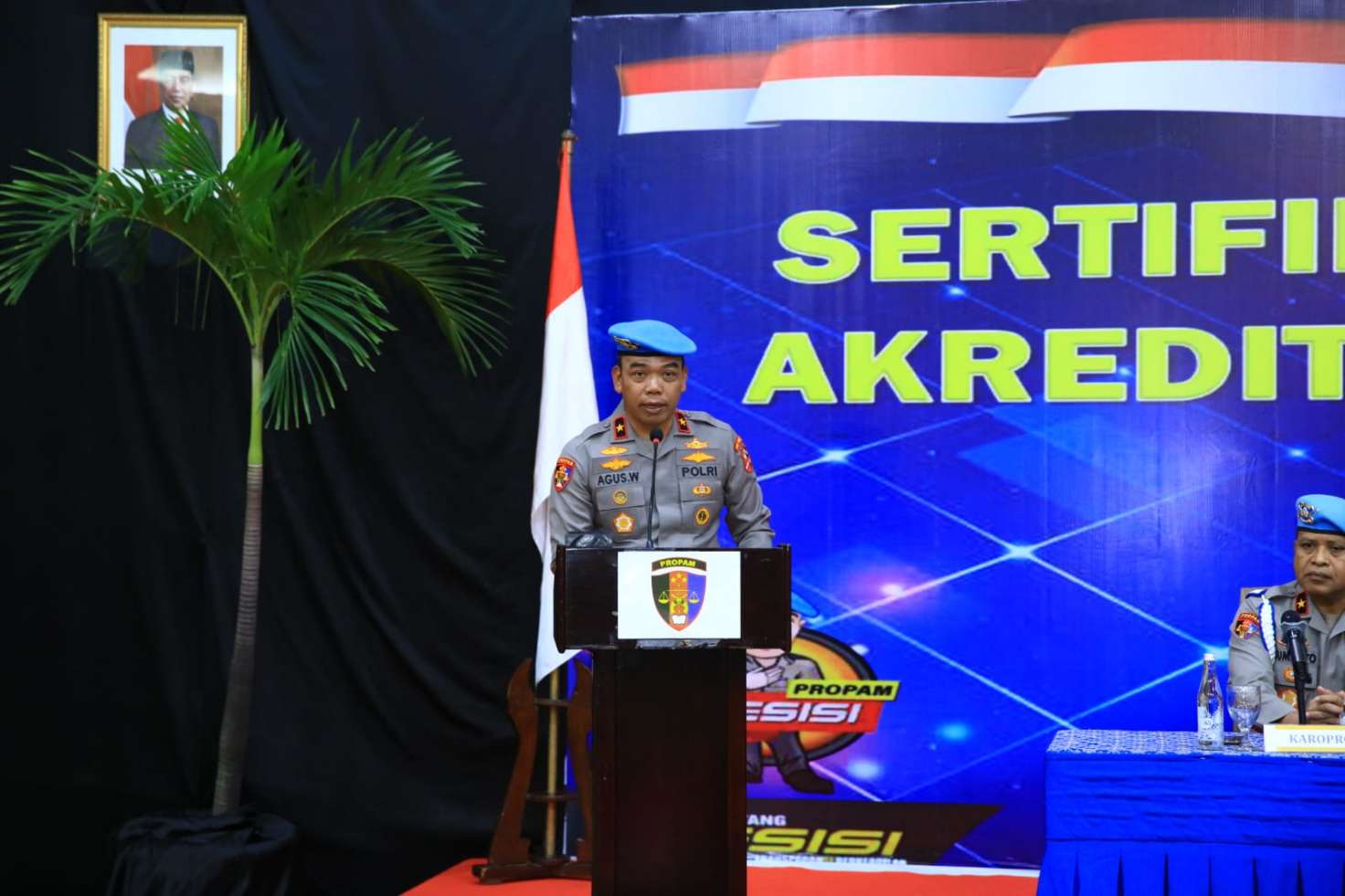 Kepala Biro Pertanggungjawaban Profesi (Karowabprof) Divisi Propam Polri Brigjen Pol Agus Wijayanto