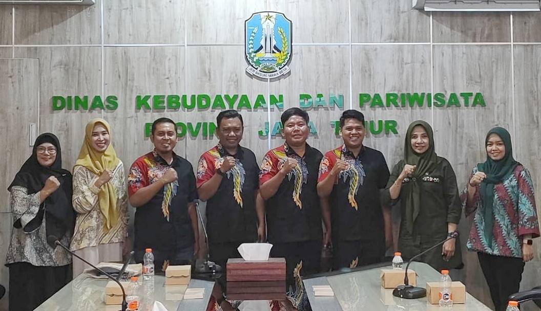 Ketua dan Anggota KJS Saat Bersilaturahmi Dengan Disbudpar Jatim, Kamis (04/07/2024)