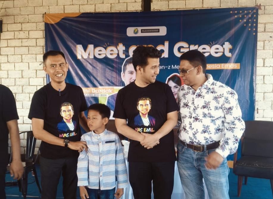 Direktur P2NOT Jatim Zamrud Khan, SH, MH Saat Bertemu Langsung Dengan Mantan Wagub Jatim Emil Dardak Elistianto, Senin (15/06/2024)