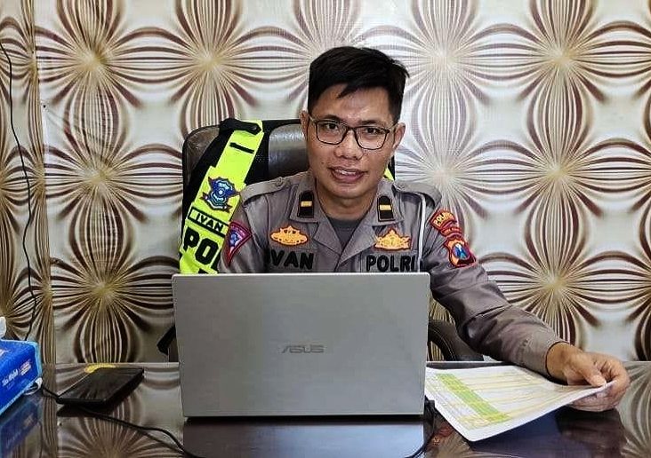 Kaur Bin Ops (KBO) Satlantas Polres Sumenep IPDA Ivan Prayitno, SH