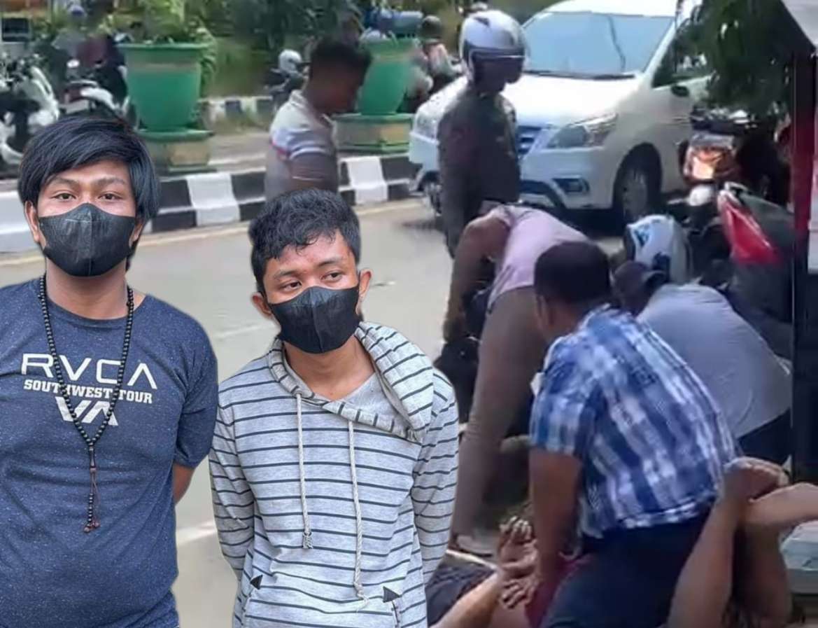 Pelaku Narkotika Jenis Sabu dan Saat dilakukan Penangkapan Oleh Polsek Kota Sumenep 