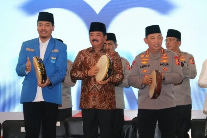Kapolri Hadiri Pembukaan Kongres XXI PMII di Palembang, Jum'at (09/08/2024)