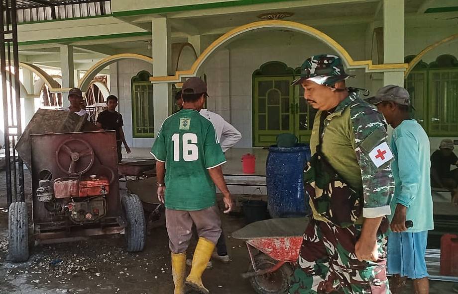 Pastikan Kesehatan Satgas TMMD Ke 121 Tim Kesehatan Kodim 0827/Sumenep Siaga di Lokasi