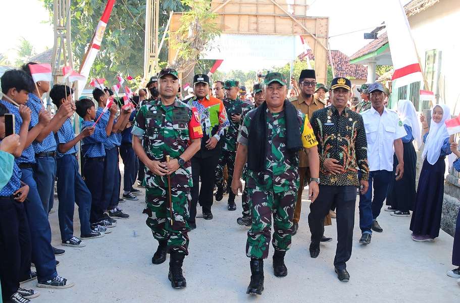 Tim Wasev Tinjau Kegiatan Non Fisik TMMD 121 di Kangean Sumenep