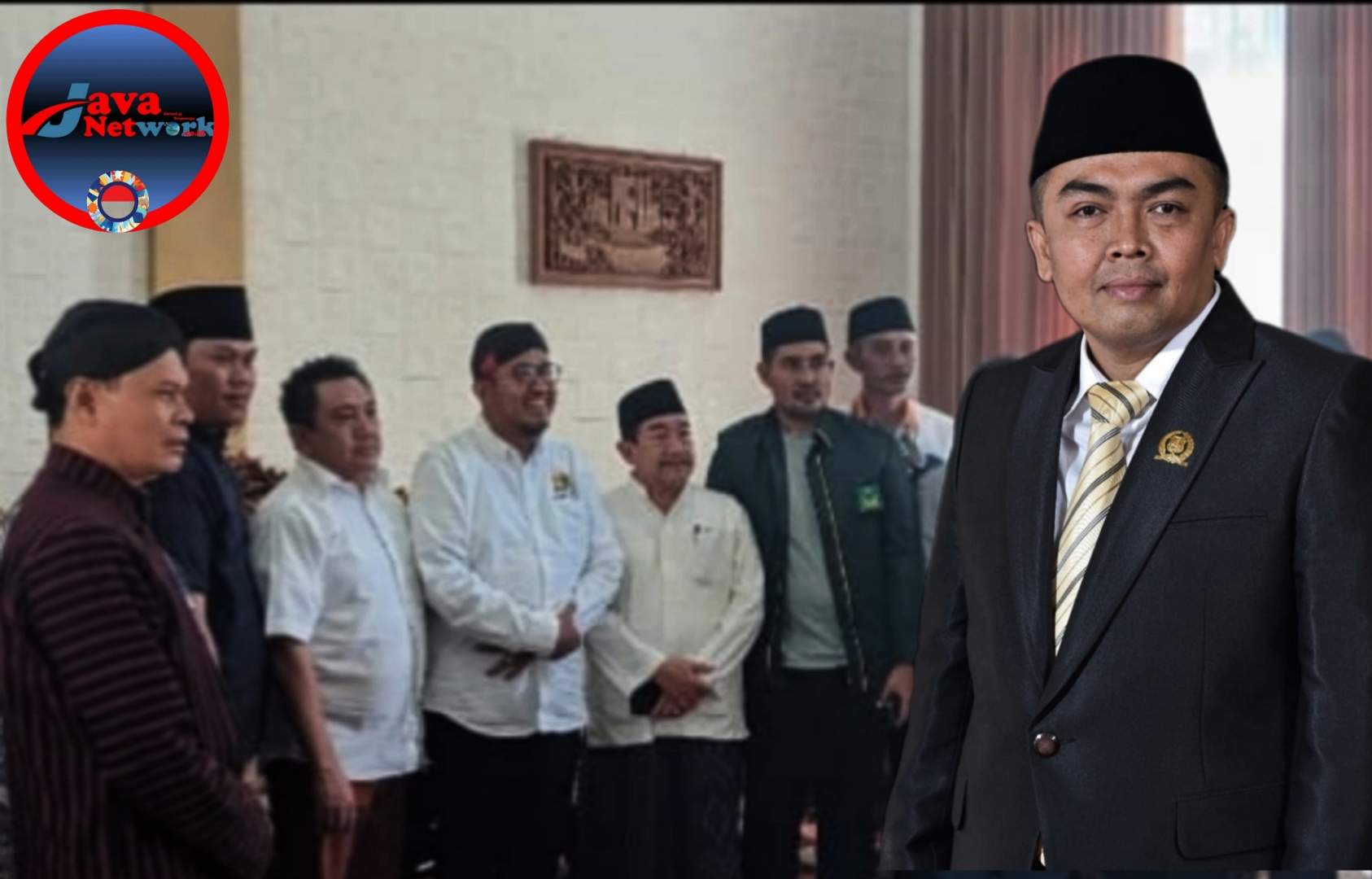 Ketua DPC Hanura Sumenep, M. Ramzy dan Foto Konsolidasi DPC Hanura Bersama Bupati Petahana Achmad Fauzi Wongsojudo