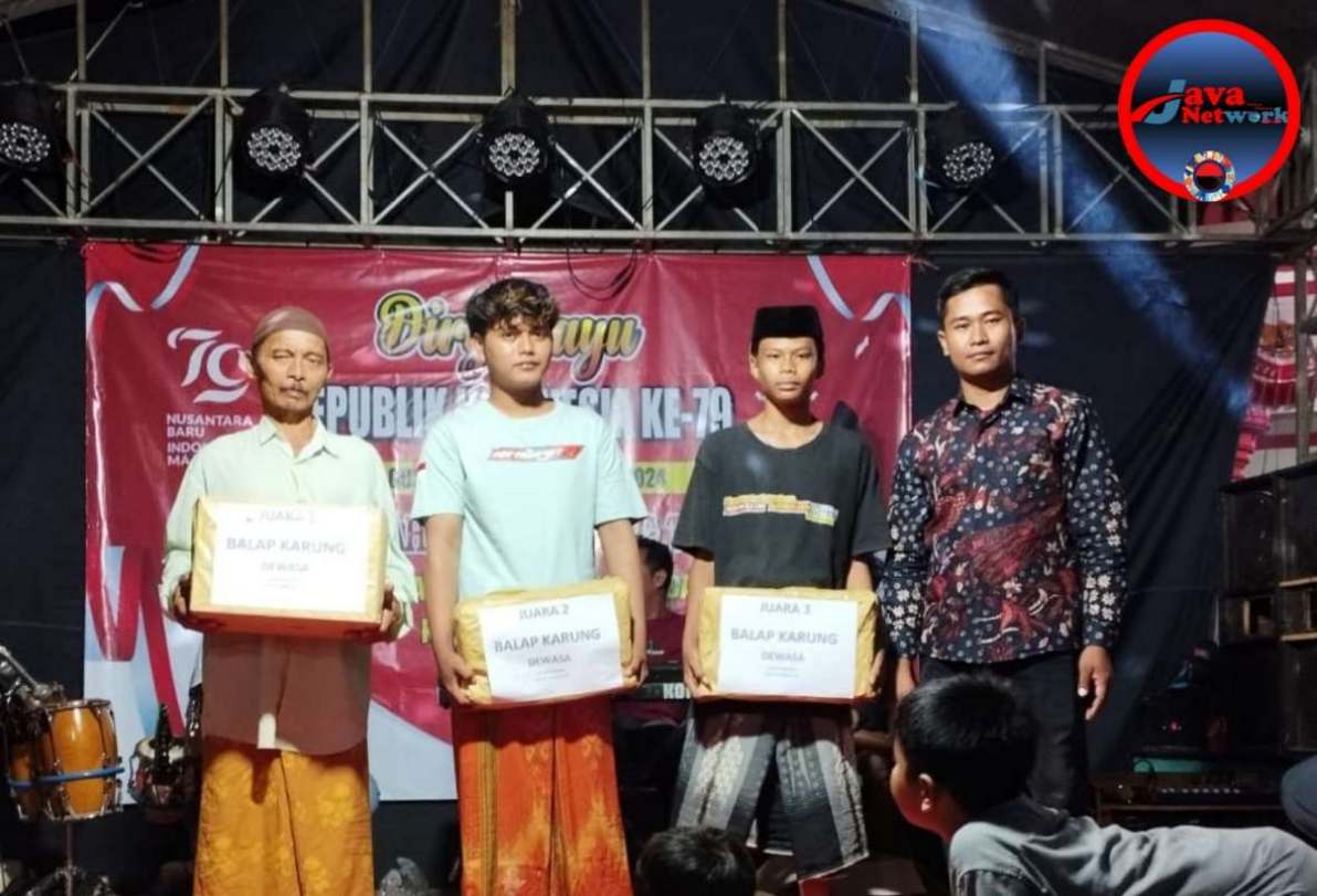 Semangat Warga Desa Karangnangka Rubaru Meriahkan Malam Penutupan HUT RI Ke -79