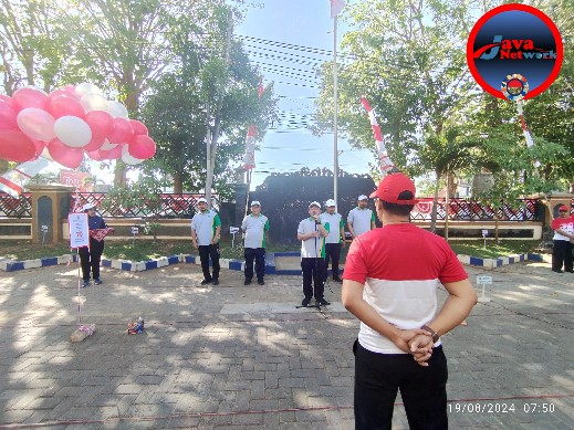 Upacara Pelaksanaan Perlombaan Yang Digelar Kemenag Sumenep Meriahkan HUT RI ke-79, Senin (19/08/2024)