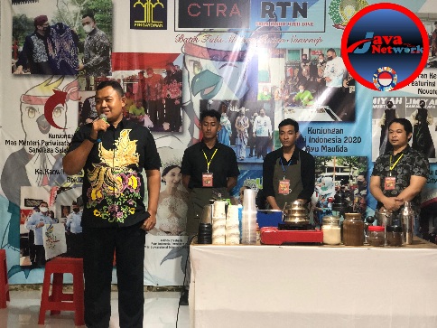 Karutan Sumenep Ridwan Susilo Amd IP MM Saat Memberikan Sambutan Pada Acara Pelatih Barista Kepada Warga Binaan Pemasyarakatan 