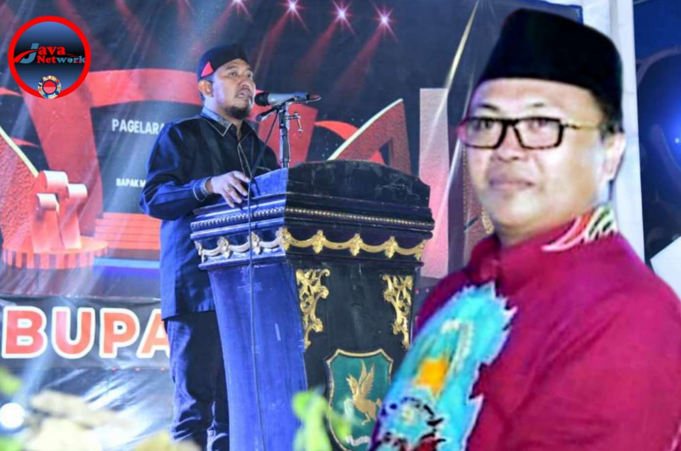 Bupati Sumenep Dr. H. Achmad Fauzi Wongsojudo, SH, MH Saat Memberikan Sambutan Pada Acara Penobatan Tokoh Pelopor Moderasi Beragama dan Ketua FKUB Sumenep KH Qusyairi Zeini, S.S