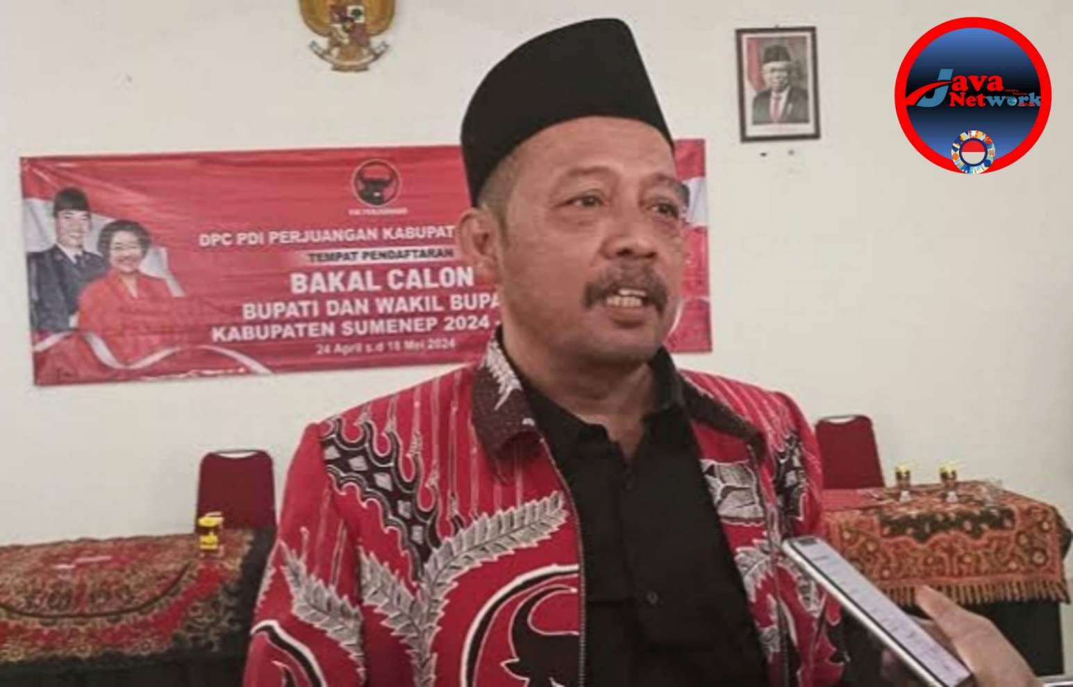 Ketua Desk Pilkada DPC PDI-P Sumenep, H. Zainal Arifin, SH 
