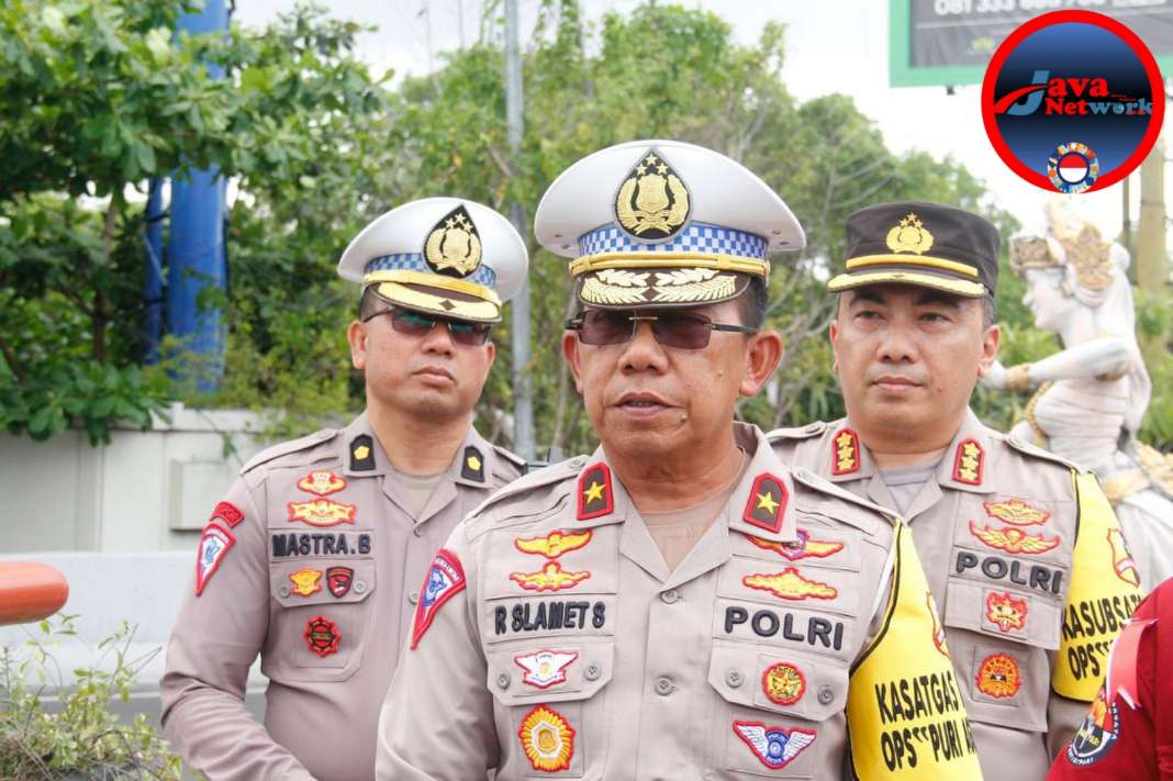 Dirgakkum Korlantas Polri Brigjen Raden Slamet Widodo Saat Memberikan Sambutan Persnya, Sabtu (31/08/2024)