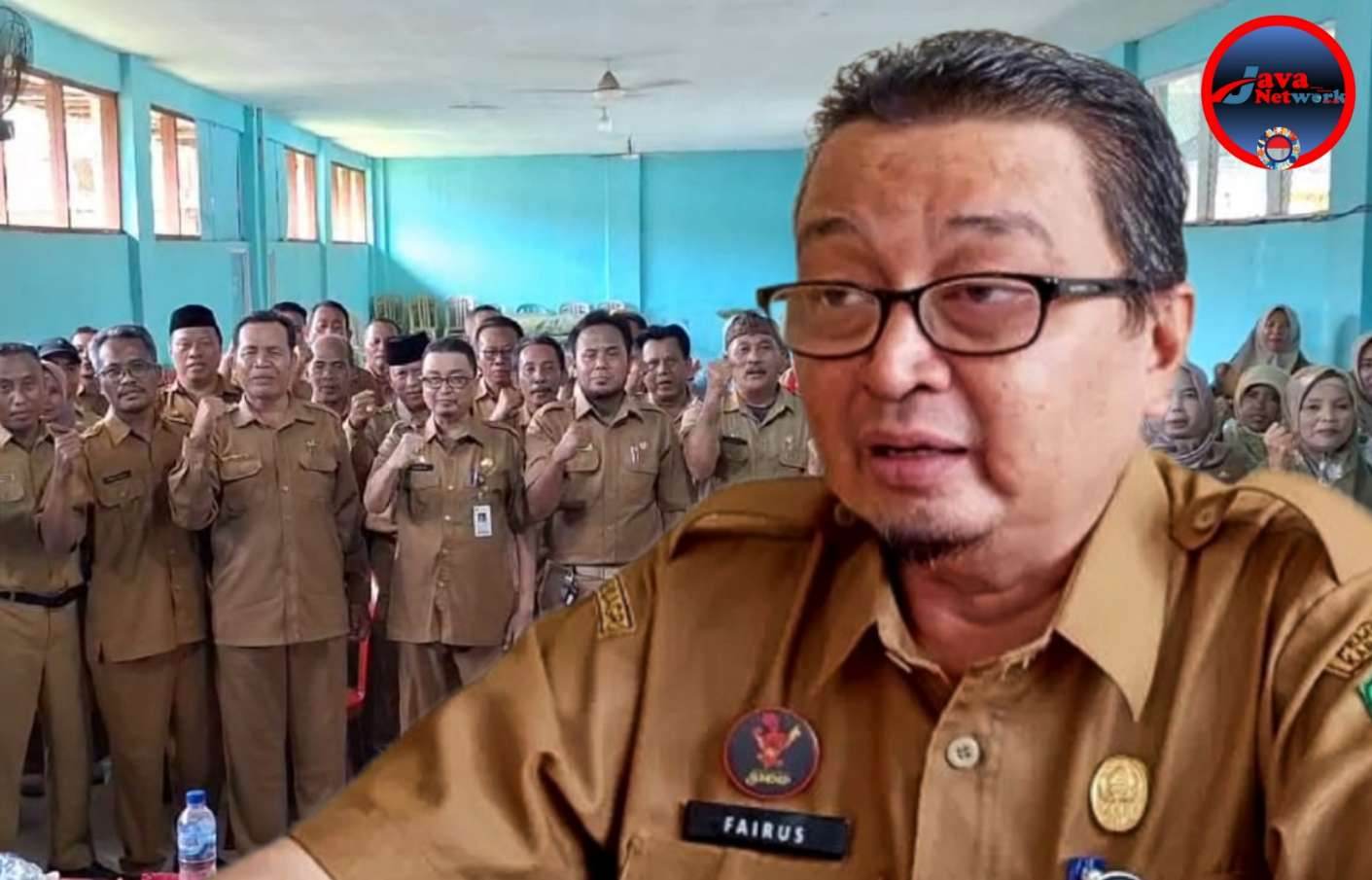 Kabid Guru dan Tenaga Kependidikan (GTK) Disdik Sumenep, Akhmad Fairusi, SPd, M.AP dan KKKS Kecamatan Kalianget 