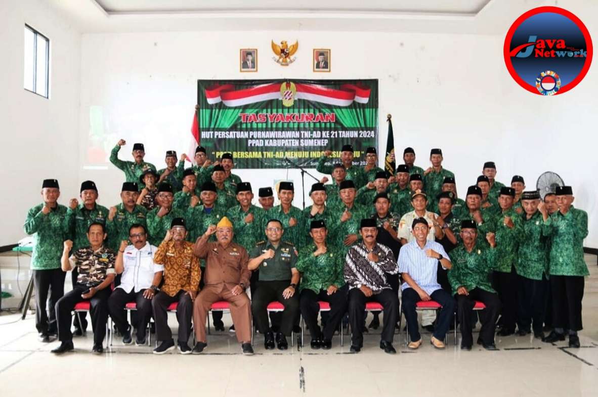 Tasyakuran Persatuan Purnawirawan TNI AD Kabupaten Sumenep HUT Ke-21, Minggu (08/09/2024)