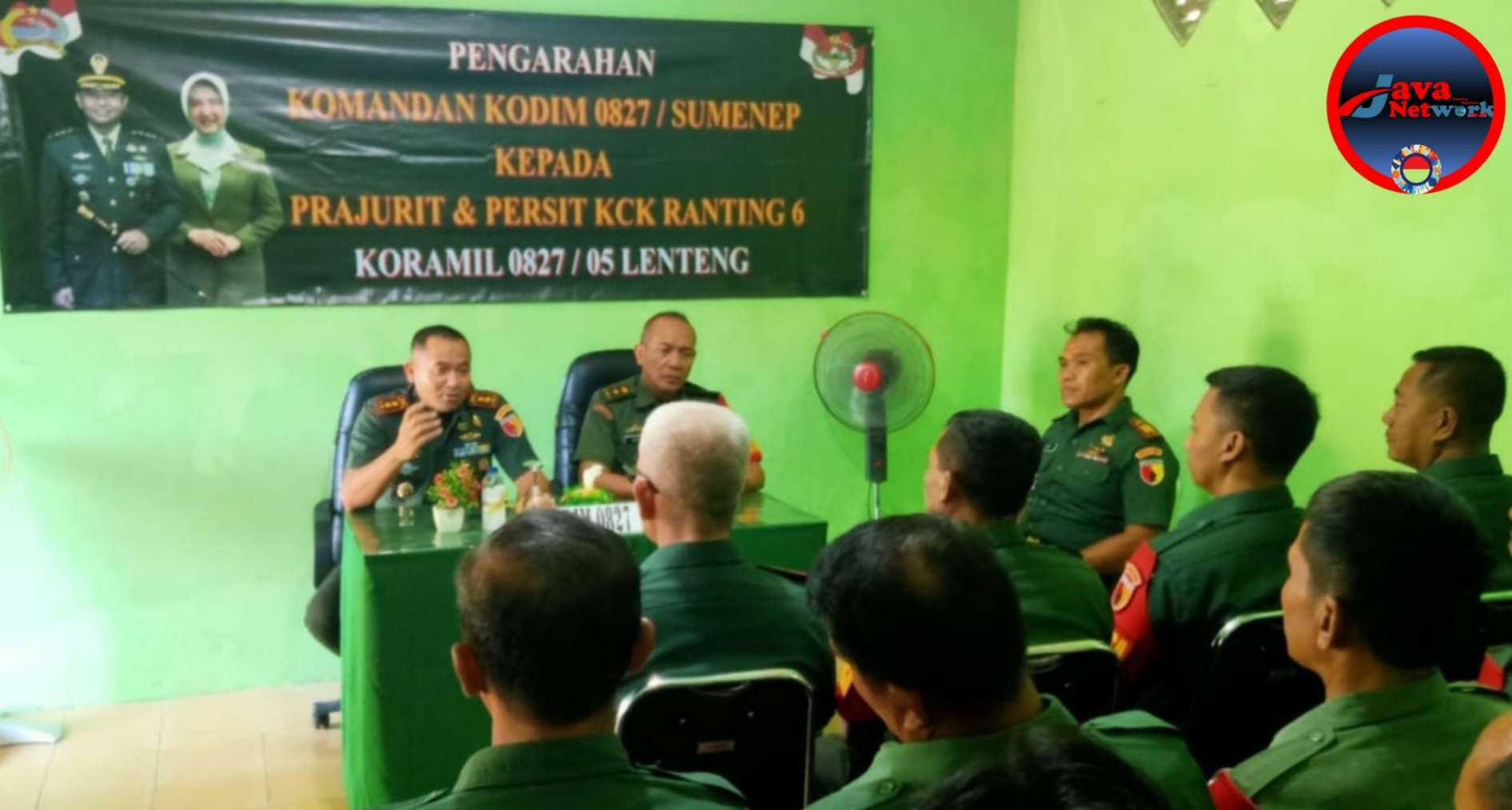 Berikut Pesan Dandim Sumenep Pada Giat Kunker Ke Koramil 05 Lenteng