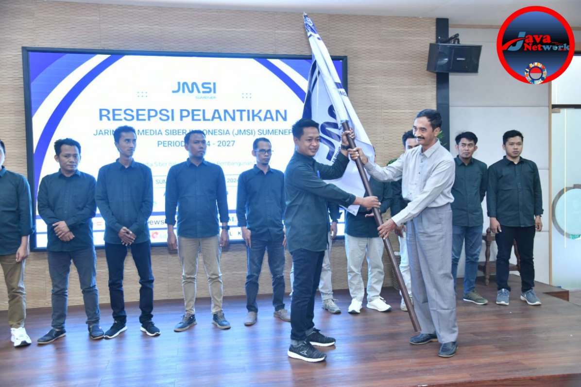 Potret pelantikan Jaringan Media Siber Indonesia (JMSI) Kabupaten Sumenep, Madura, Jawa Timur, periode 2024-2027 pada  Kamis (12/09/2024).