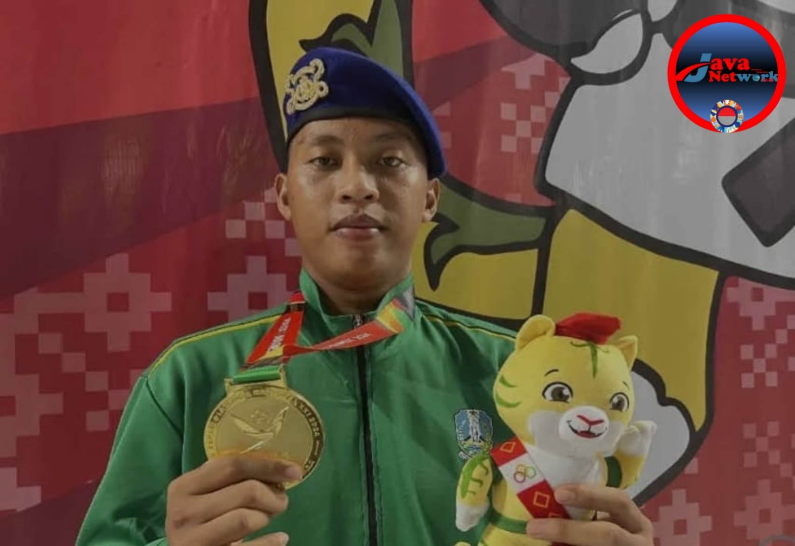 Rizky Anugrah Prasetyo Atlet Taekwondo Polda Jatim Ikut Memperkuat Tim Kontingen Provinsi Jawa Timur di Ajang PON XXI Aceh-Sumatera Utara Peraih Medali Emas