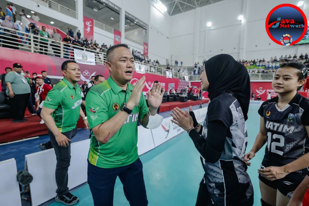 Tim Voli Putri Jatim Maju Final Setelah Taklukkan Tim Voli Jakarta 3 - 1 di Semifinal PON XXI Medan