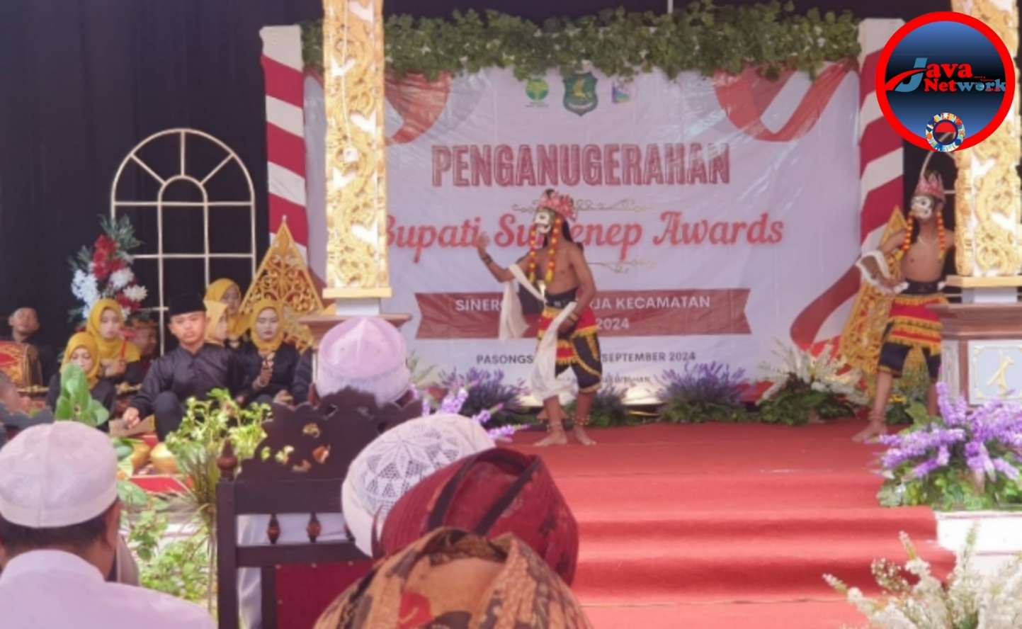 Pesona Topeng Dalang SDN Pasongsongan 1 di Hadapan Bupati Sumenep