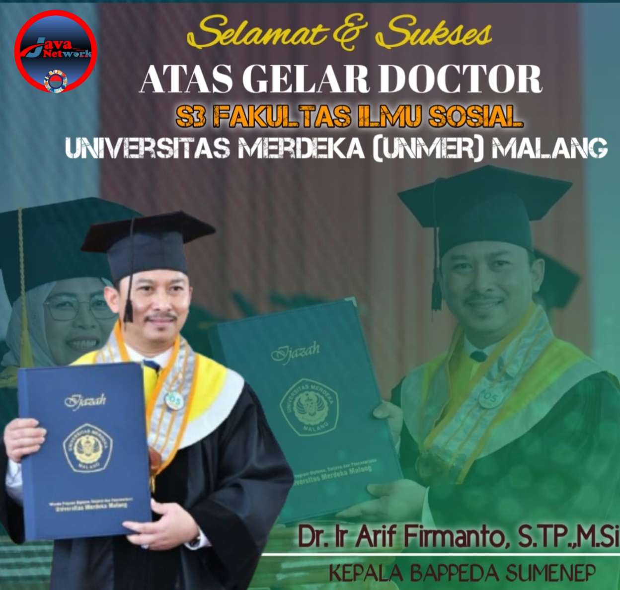 Yuk...! Kenal Lebih Jauh Arif Firmanto Sosok Pimpinan OPD Penuh Inspiratif dan Inovatif