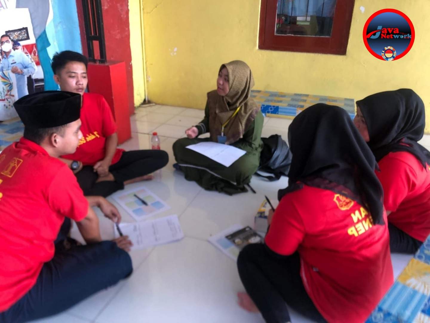 Suasana Kegiatan Pengendali Diri WBP Rutan Sumenep Yang Dilakukan Oleh Komunitas Nemor Sumenep