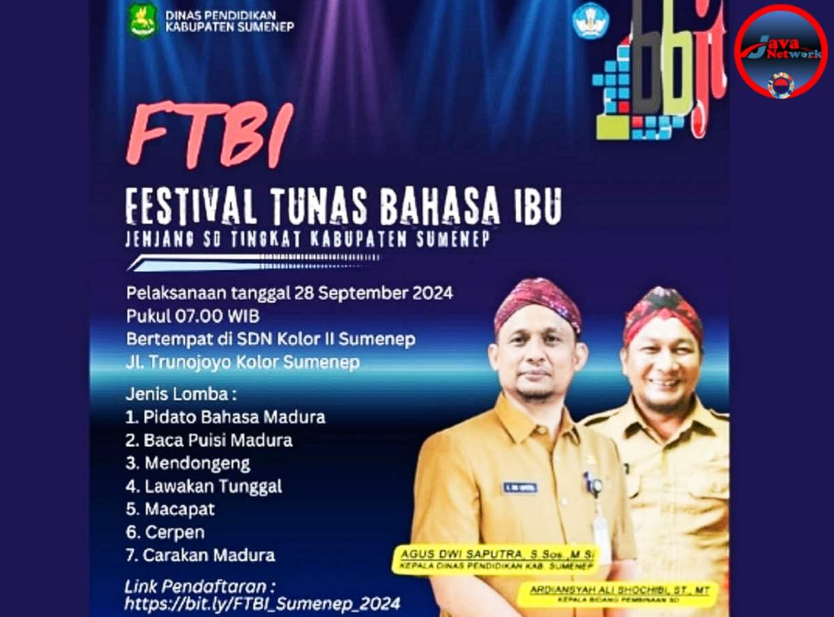 Pamflet Dinas Pendidikan (Disdik) Gelar Revitalisasi Bahasa Daerah