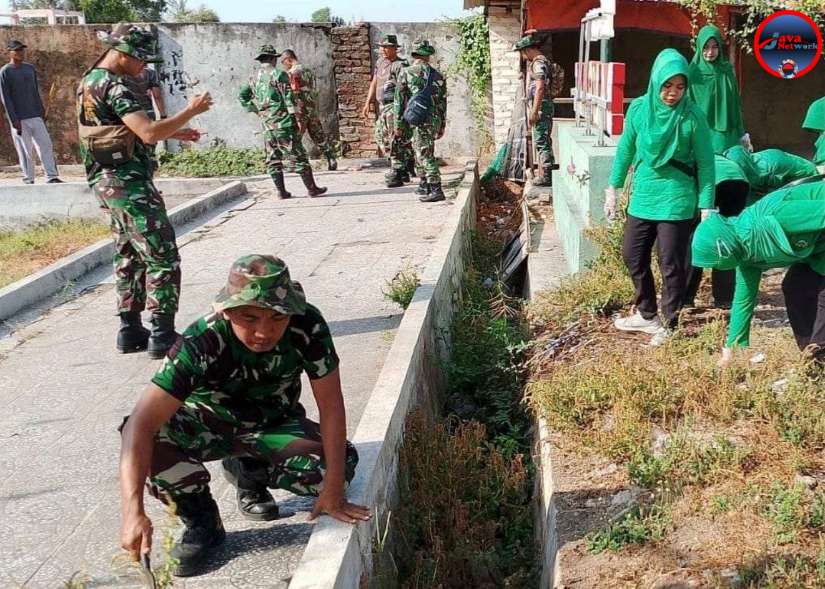 HUT ke-79 TNI, Kodim Sumenep Galakkan Aksi Bersih-bersih