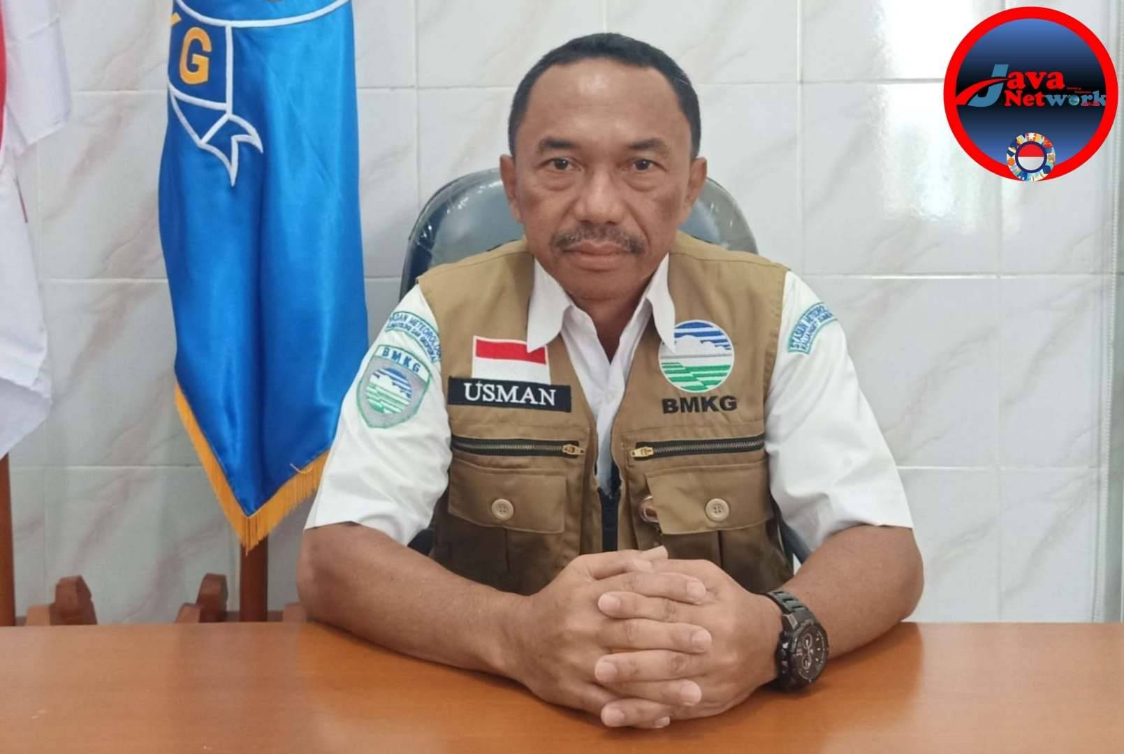 Kepala BMKG Stasiun Trunojoyo Kalianget Sumenep, Usman Kholid, S.Sos, MSi 